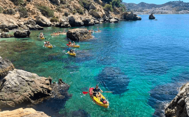 An Unforgettable Day on the Costa Tropical, Almuñécar, La Herradura and Kayak on the Mediterranean